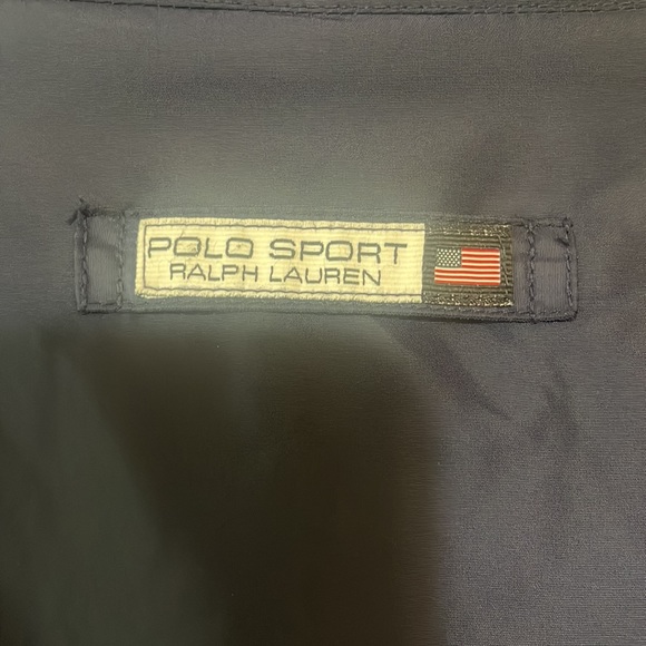 Vintage 90s Polo Sport Ralph Lauren Yellow Jacket Large - Picture 7 of 9